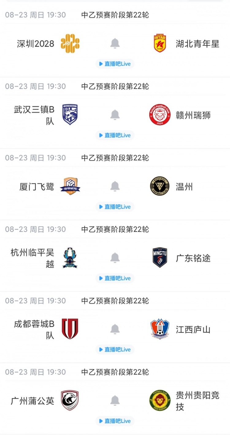 北区预赛结束！中乙综述：泰山B队2轮不胜，海港B队取胜距榜首1分